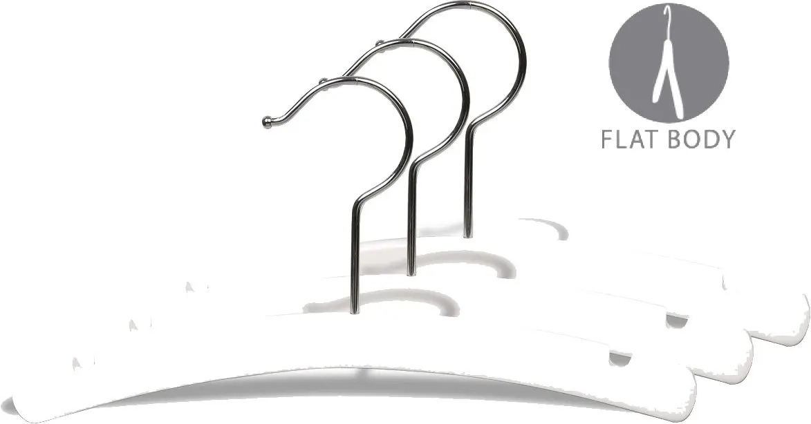 Белая деревянная вешалка для верха, коробка из 50 12-дюймовых арочных вешалки с поворотным крючком 
Белая деревянная вешалка для верха, коробка из 50 12-дюймовых арочных вешалки с поворотным крючком