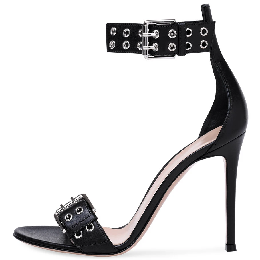 Женские босоножки на шпильке, с ремешком на щиколотке и пряжкой, 26-CHC-26
Женские босоножки на шпильке, с ремешком на щиколотке и пряжкой, 26-CHC-26