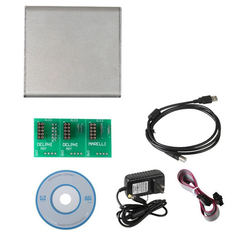 

BDM100 V1255 Programmer Part ECU Chip Tuning BDM 100 Code Reader Remapping LED BDM Frame LED 4Pcs Probe Pens US Plug