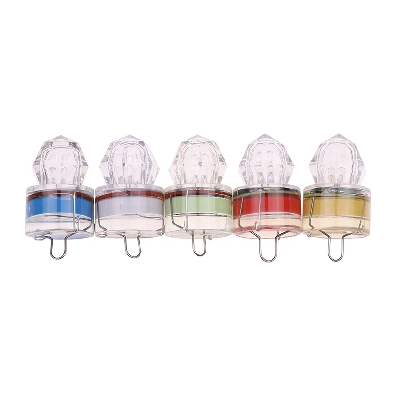 Colorful Mini Fishing Lure Light LED Deep Drop Underwater Diamond Flash Fishing Light Waterproof Squid Strobe Bait
Colorful Mini Fishing Lure Light LED Deep Drop Underwater Diamond Flash Fishing Light Waterproof Squid Strobe Bait