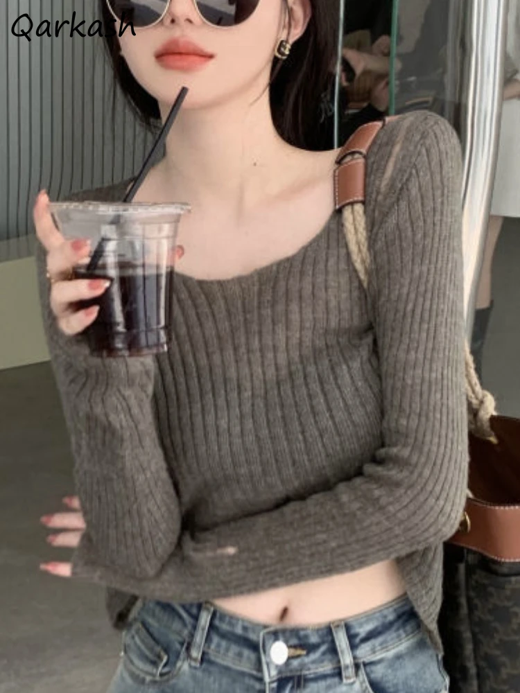 Cropped Pullovers Women Hole Sweaters Vintage Baggy Streetwear Temper Autumn Casual Soft Clothing Lady Minimalist All-match 2023
Cropped Pullovers Women Hole Sweaters Vintage Baggy Streetwear Temper Autumn Casual Soft Clothing Lady Minimalist All-match 2023