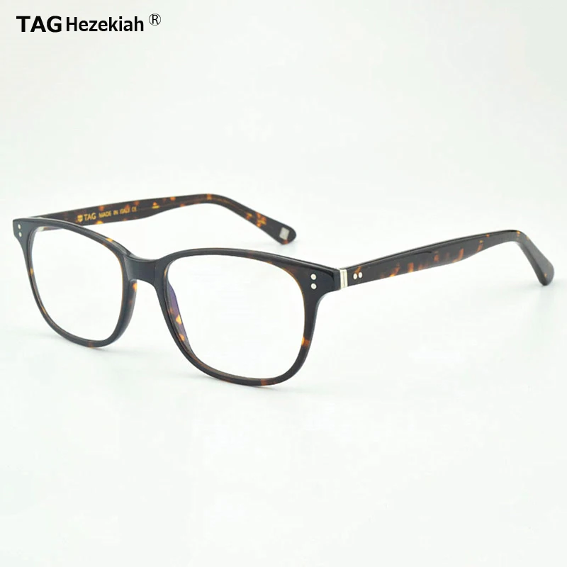 

TAG Hezekiah Retro glasses frame men women TH141 Eyeglasses designer optical Myopia reading prescription Acetate Eyeweas frames