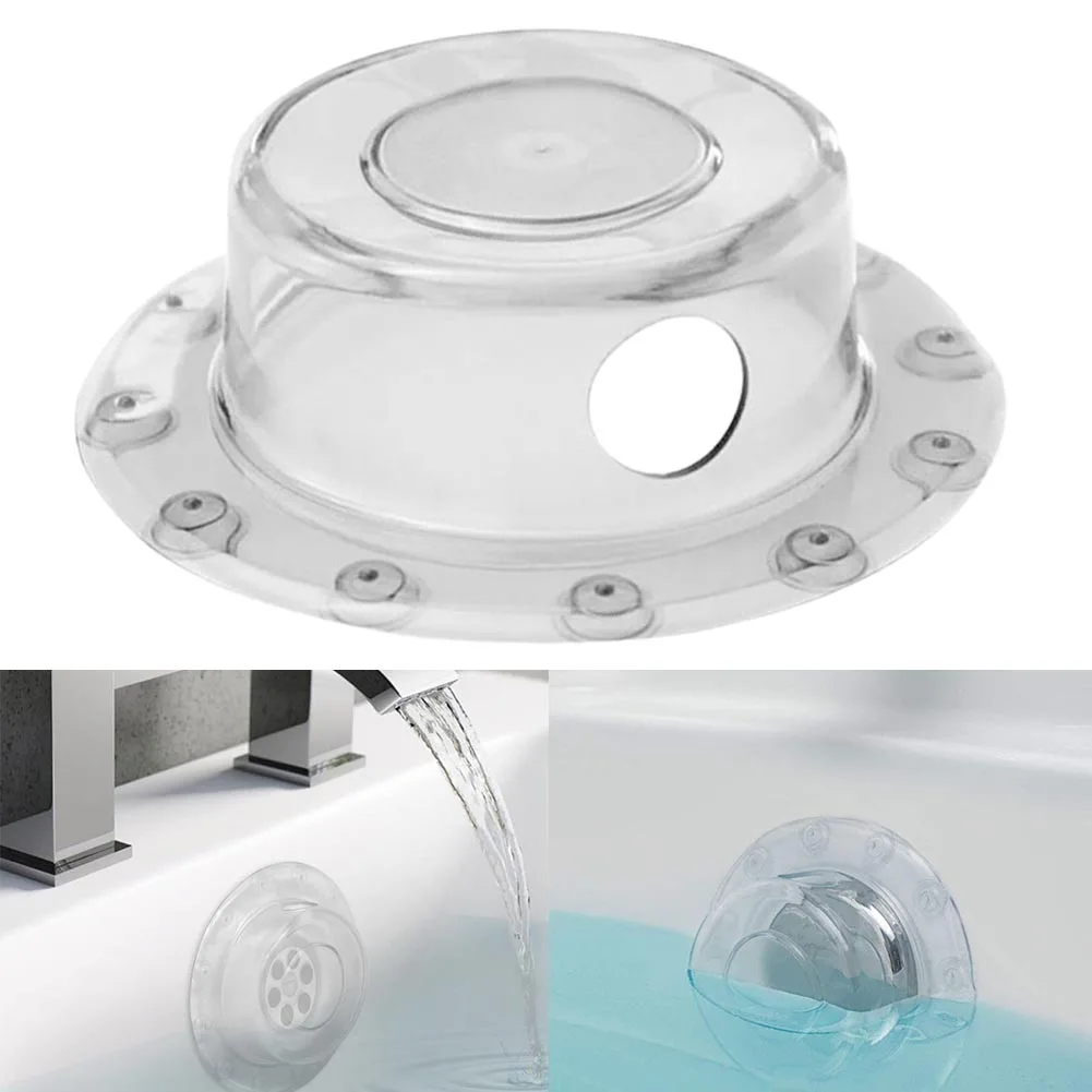 Overflow Drain Trim Bathtub Drain Cover 16x16x5cm Clear PVC Strong Suction Cups Ultra-Tight Seal Bathroom Office
Overflow Drain Trim Bathtub Drain Cover 16x16x5cm Clear PVC Strong Suction Cups Ultra-Tight Seal Bathroom Office