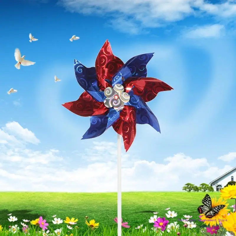 C63E Sequins Pinwheels Colorful Wind Spinners Garden Party Pinwheel Wind Spinner for Patio Lawn Kids
C63E Sequins Pinwheels Colorful Wind Spinners Garden Party Pinwheel Wind Spinner for Patio Lawn Kids