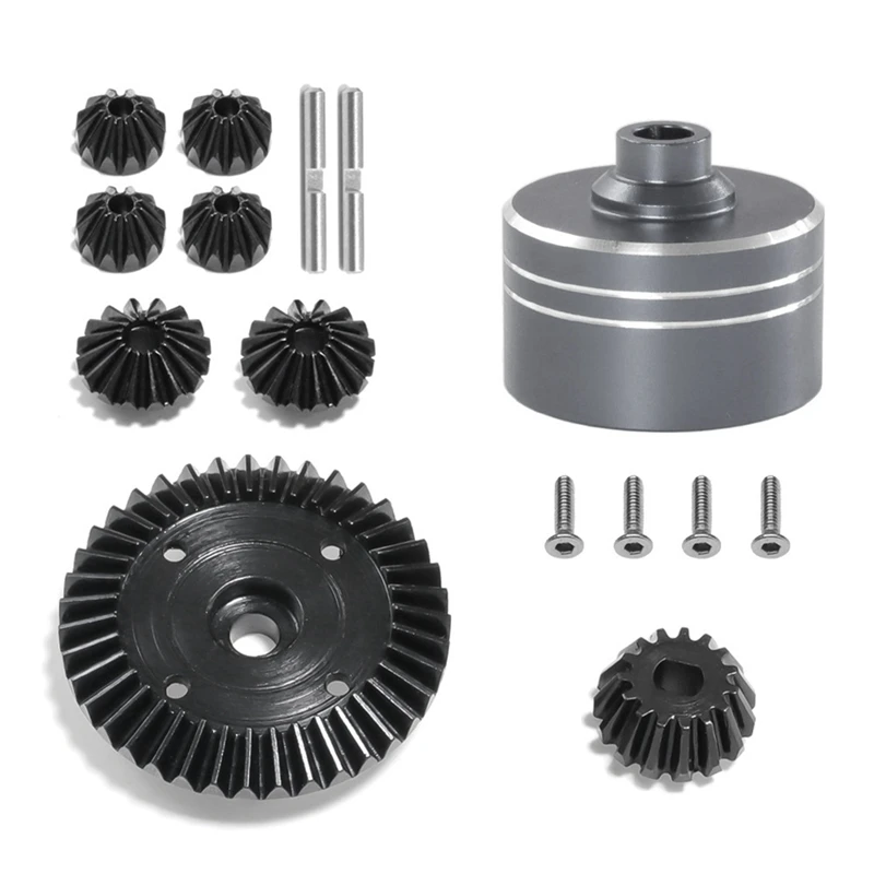For TAMIYA XV02 TT02 TT02B 1/10 RC Car Upgrade Parts Differential Teeth Shell +Ring Gear & Bevel Gear Kit 
For TAMIYA XV02 TT02 TT02B 1/10 RC Car Upgrade Parts Differential Teeth Shell +Ring Gear & Bevel Gear Kit
