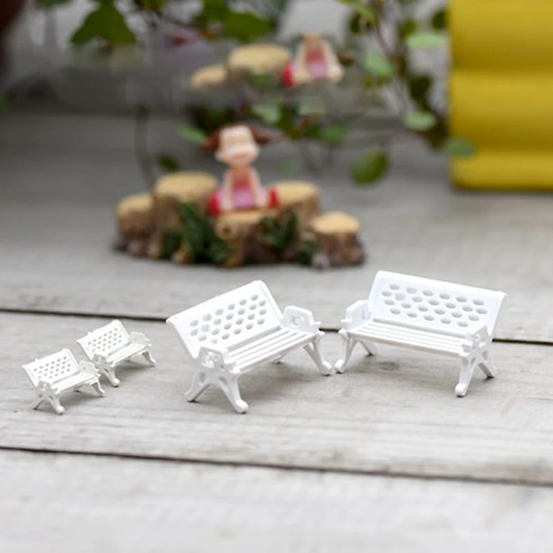 3Pcs Dollhouse Mini Bench Chairs Park Seat Garden Decor Miniatures Micro Landscape Decoration Accessories Furniture
3Pcs Dollhouse Mini Bench Chairs Park Seat Garden Decor Miniatures Micro Landscape Decoration Accessories Furniture