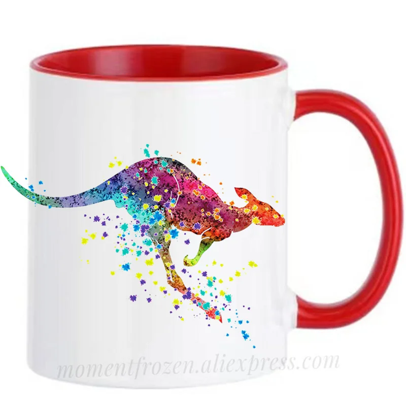 Watercolor Kangaroo Mugs Handle Tea Coffee Cups Creative Milk Drinkware Nursery Art Animal Coffeeware Home Decor Birthday Gifts
Watercolor Kangaroo Mugs Handle Tea Coffee Cups Creative Milk Drinkware Nursery Art Animal Coffeeware Home Decor Birthday Gifts