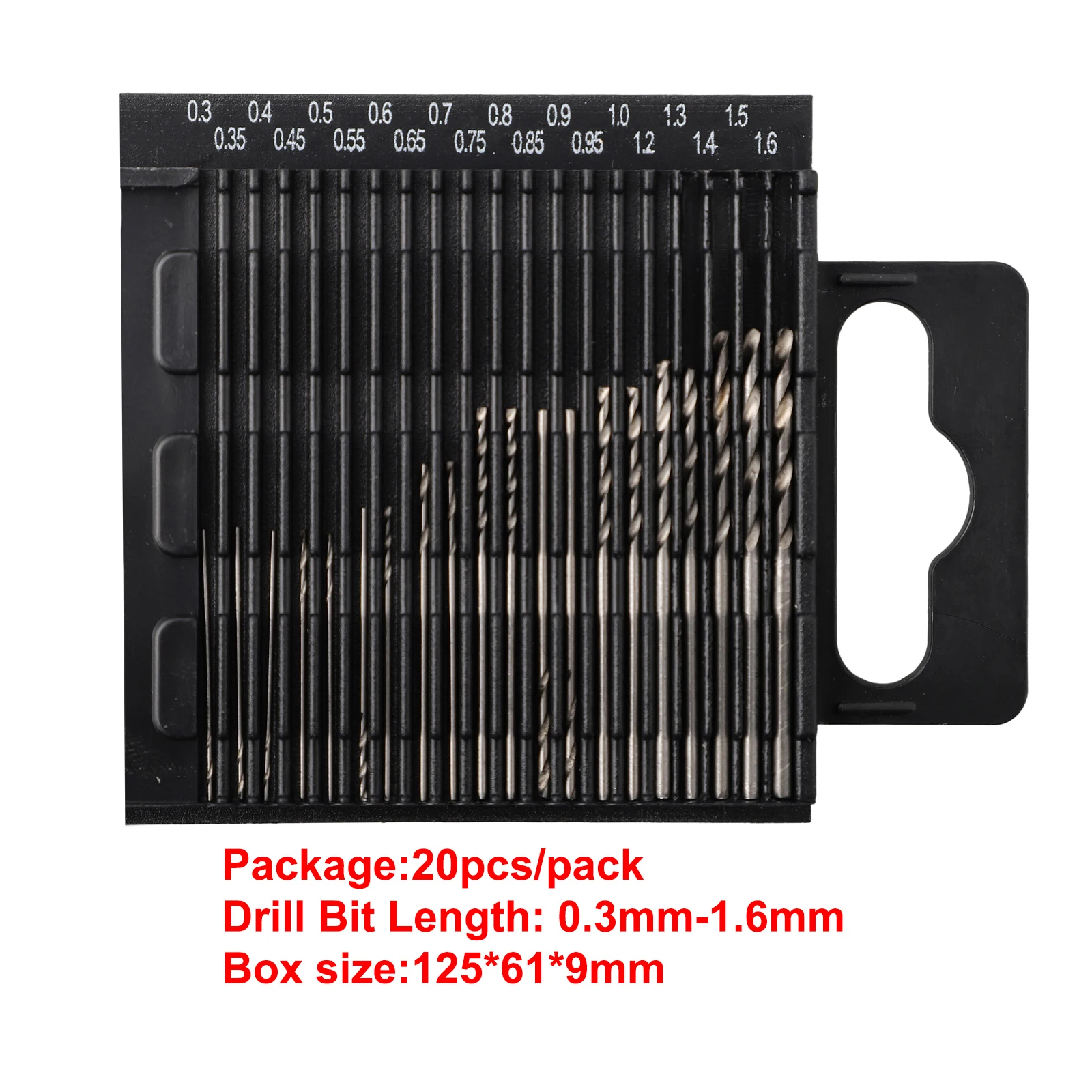 20pcs 0.3-1.6mm Mini HSS Drill Bit High Speed Steel Auger Bits Extractor Drill Bits For Metal Wood Aluminum Drill Bits Tools
20pcs 0.3-1.6mm Mini HSS Drill Bit High Speed Steel Auger Bits Extractor Drill Bits For Metal Wood Aluminum Drill Bits Tools
