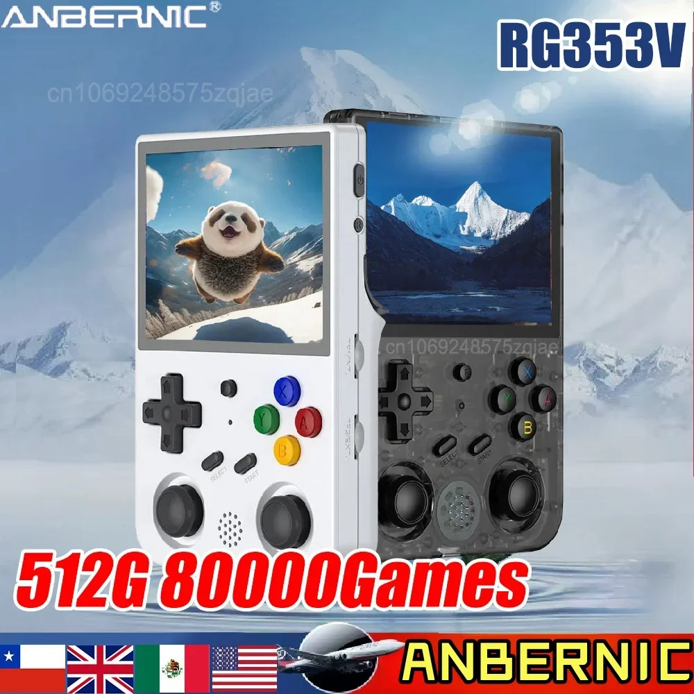 ANBERNIC RG353V 3.5 INCH 640*480 Retro Handheld Game Consola Android 11 Linux OS HD Video Juegos Built-in 20 Simulator 80000Game
ANBERNIC RG353V 3.5 INCH 640*480 Retro Handheld Game Consola Android 11 Linux OS HD Video Juegos Built-in 20 Simulator 80000Game