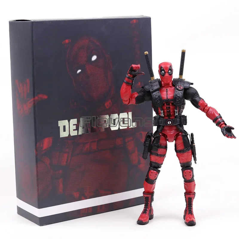 

Marvel Comics X-Men Legends Deadpool Movable Assemble Action Figure Figurine Model Toy