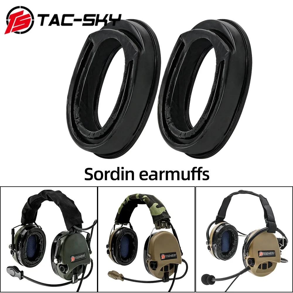 

TS TAC-SKY TACTICAL ACCESSORIES Electronic Shooting Earmuffs Silicone Ear Cushions Compatible with MSA SORDIN Tactical Headset