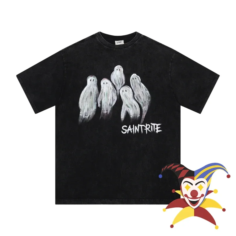 Ghost Print Washed Saint Michael T-Shirt Men Women Best Quality Top Tees T Shirt
Ghost Print Washed Saint Michael T-Shirt Men Women Best Quality Top Tees T Shirt