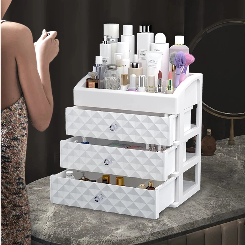 INS Desktop Cosmetics Storage Box Waterproof Makeup Box Jewelry Box Women's Beauty and Skin Care Drawer Home Storage Box Durable
INS Desktop Cosmetics Storage Box Waterproof Makeup Box Jewelry Box Women's Beauty and Skin Care Drawer Home Storage Box Durable