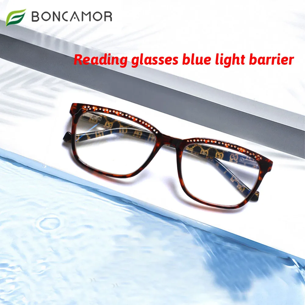 

Boncamor Reading Glasses For Men Women Blue Light Blocking Portable And Comfortable Computer Games Reader