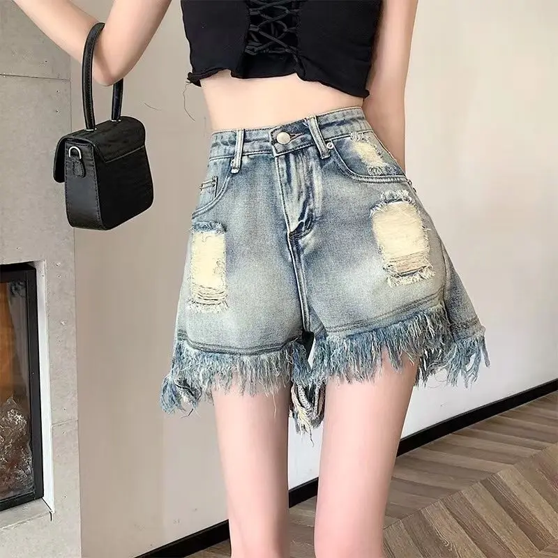 Women's High Waist Denim Shorts, Loose and Thin Coats, Tailored Pink, Fitness Sports, Large Size, Summer, New, 2023
Women's High Waist Denim Shorts, Loose and Thin Coats, Tailored Pink, Fitness Sports, Large Size, Summer, New, 2023