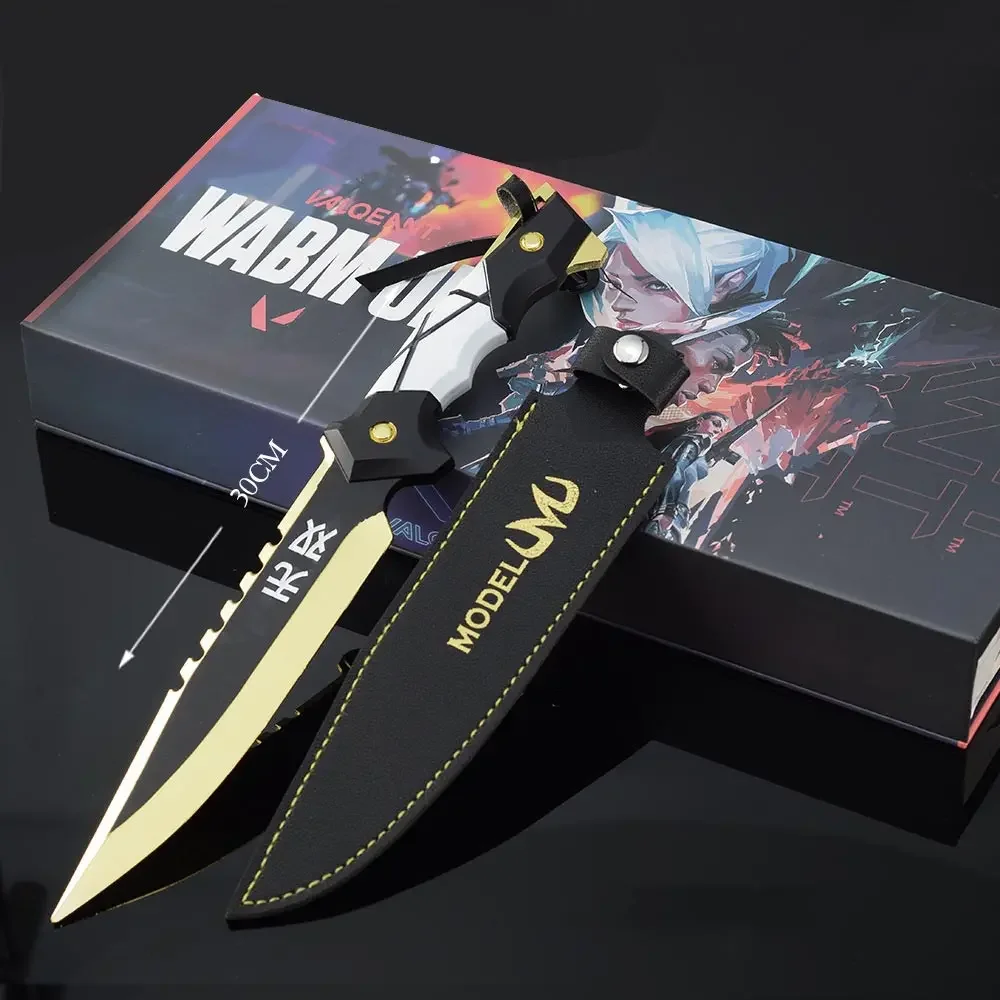 

Нож Valorant Ego 18/29 см, модель оружия, Подарочная коробка, сплав, искусственный меч, косплей, необработанная игра, периферийные устройства, подарки для мальчиков, коллективные