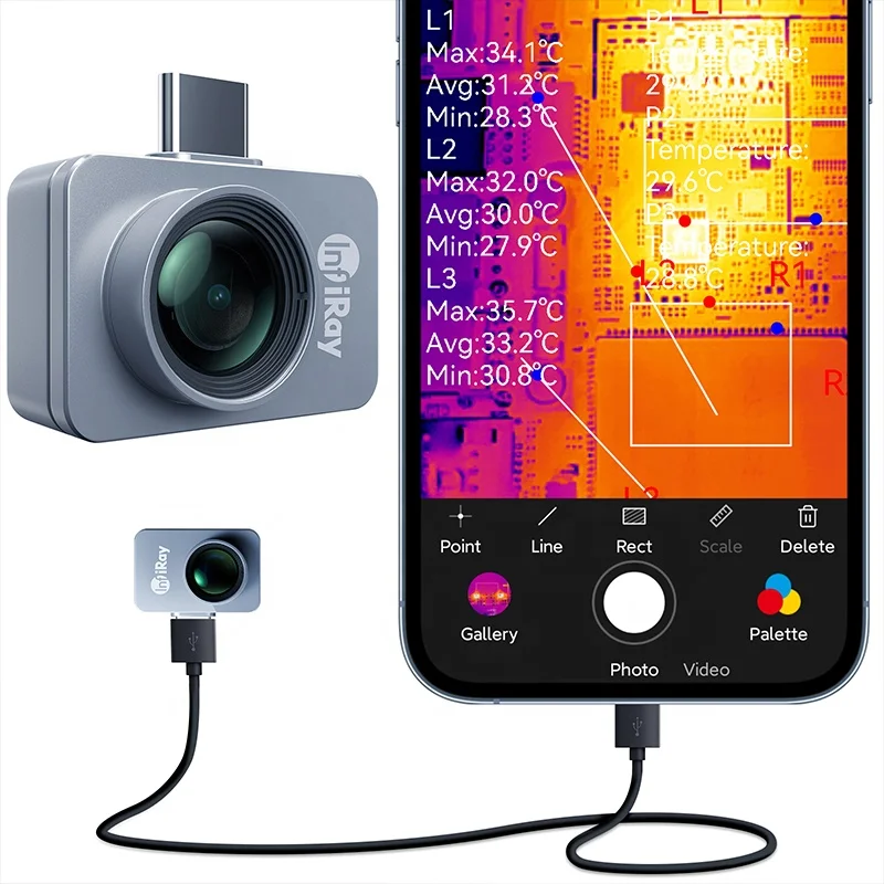 Infiray P2 pro Night Vision Go DIY Infrared Camera Thermal Professional Temperature Measure Camera
Infiray P2 pro Night Vision Go DIY Infrared Camera Thermal Professional Temperature Measure Camera