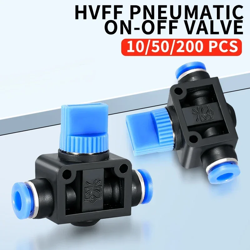 HVFF Air hand valve 4mm 6mm 8mm 10mm 12mm Pneumatic Push In Quick Joint Connector To Turn Switch Manual Plastic Controller
HVFF Air hand valve 4mm 6mm 8mm 10mm 12mm Pneumatic Push In Quick Joint Connector To Turn Switch Manual Plastic Controller
