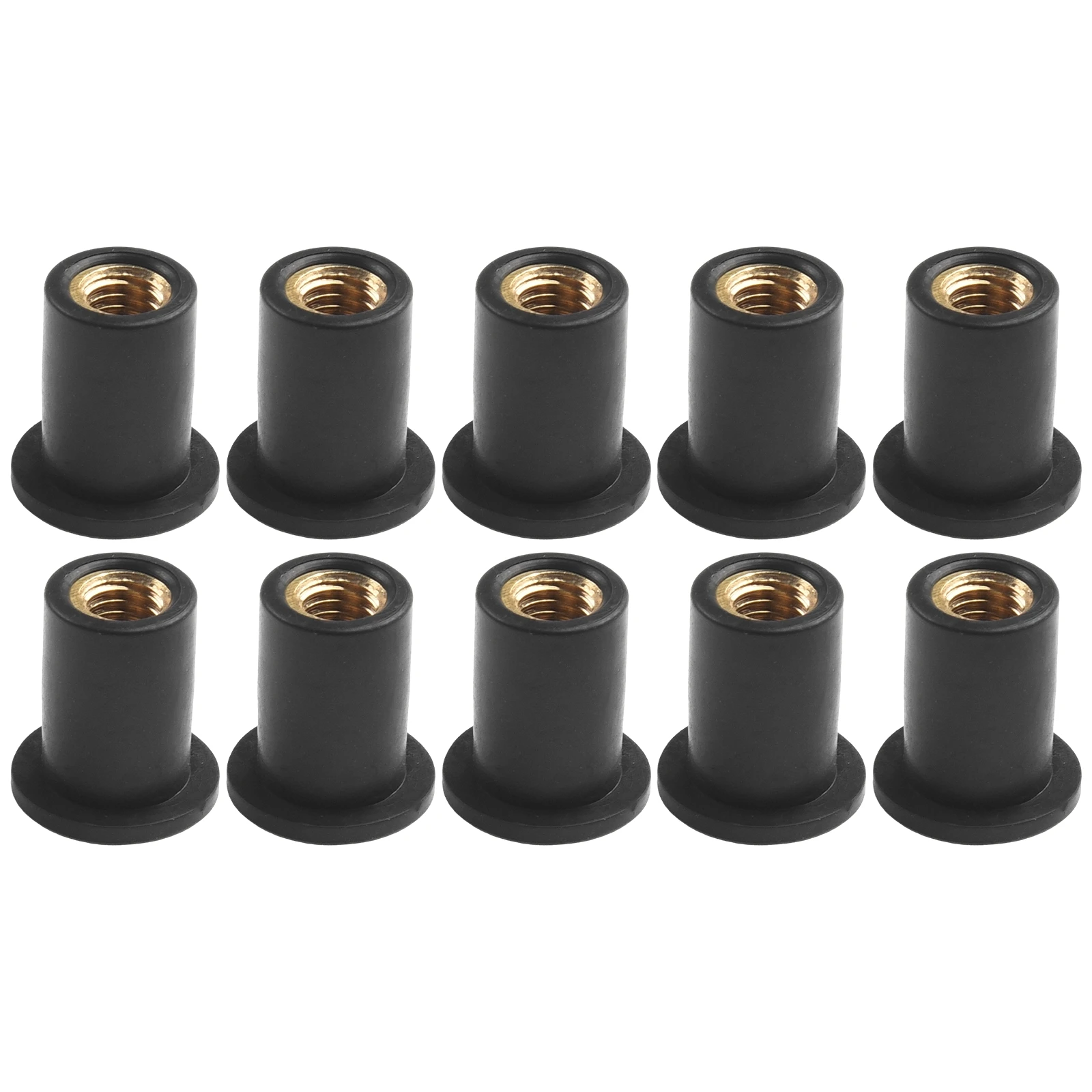 New High Quality Nut Nuts 5mm ATV Black Bodywork For Most Windshields 10Pcs Panel Mounting Rubber Rubber+brass
New High Quality Nut Nuts 5mm ATV Black Bodywork For Most Windshields 10Pcs Panel Mounting Rubber Rubber+brass