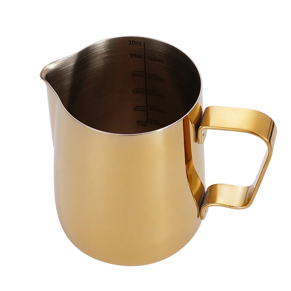 Milk Frothing Jug Scale Latte Espresso Coffee Pitcher Stainless Steel Coffee Container Metal Pitcher Barista Cup
Milk Frothing Jug Scale Latte Espresso Coffee Pitcher Stainless Steel Coffee Container Metal Pitcher Barista Cup