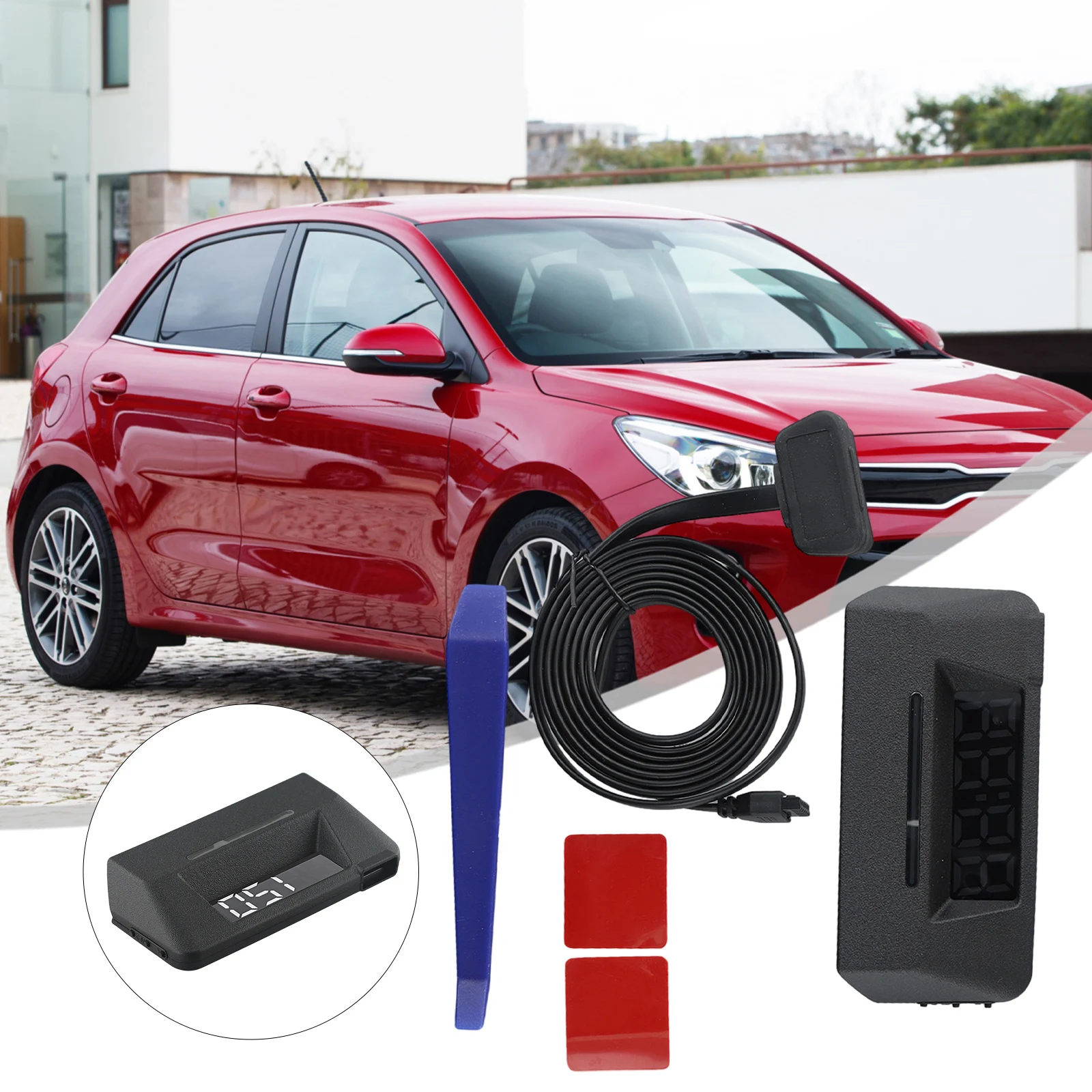 Power Cord Head-up Display ABS Black Car Head Up Display OBD2 OBD2 Driving Computer Temperature Speedometer New
Power Cord Head-up Display ABS Black Car Head Up Display OBD2 OBD2 Driving Computer Temperature Speedometer New