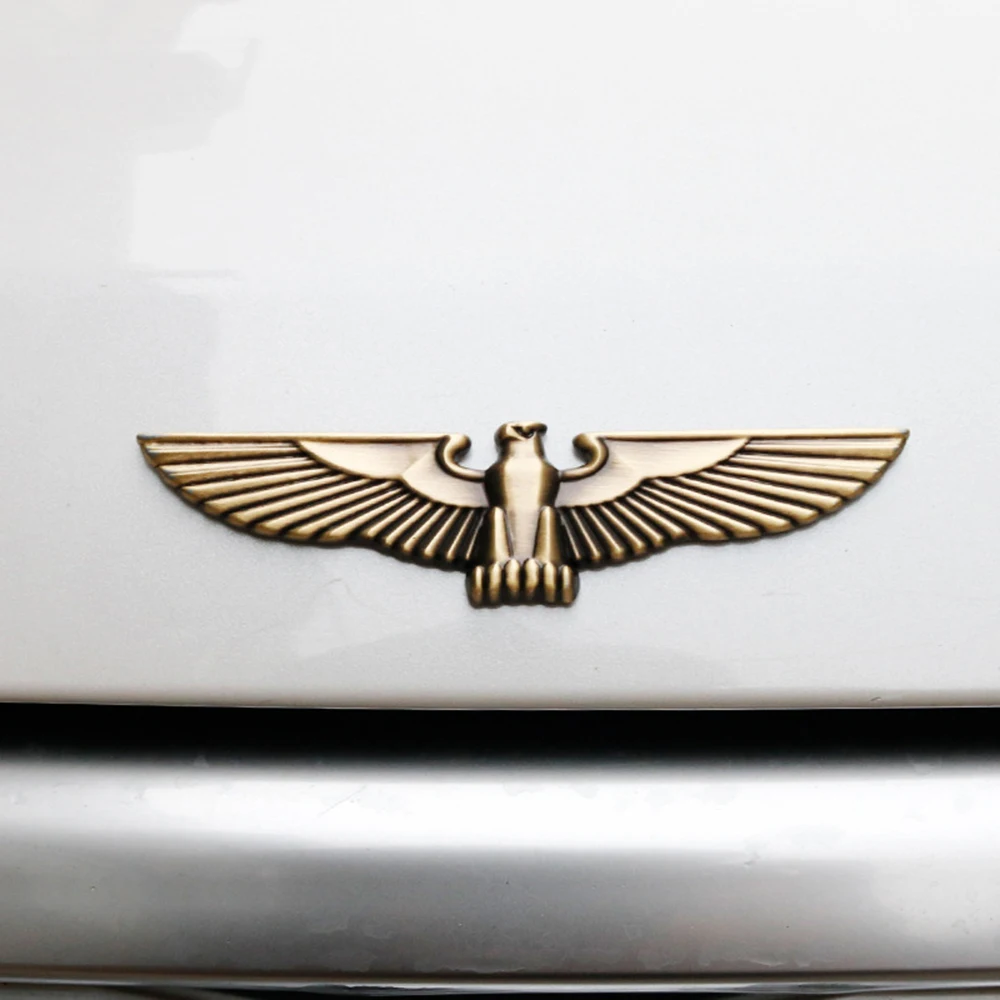 

1Pcs 3D Eagle Car Emblem, Large Eagle Wings Metal Sticker, Flying Eagle Zinc Alloy Decal Badge for Car, Truck, Motorcycle