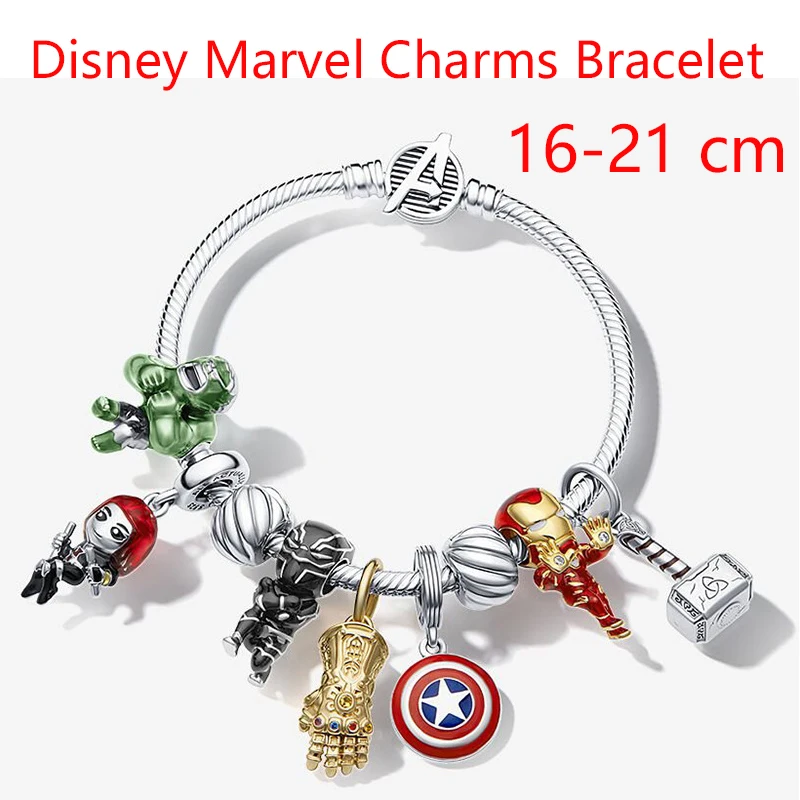 Disney Marvel Charms Bracelet for Women Jewelry Thor Hulk Beads Captain America Shield Pendant Fine The Avengers Iron Man Bangle
Disney Marvel Charms Bracelet for Women Jewelry Thor Hulk Beads Captain America Shield Pendant Fine The Avengers Iron Man Bangle