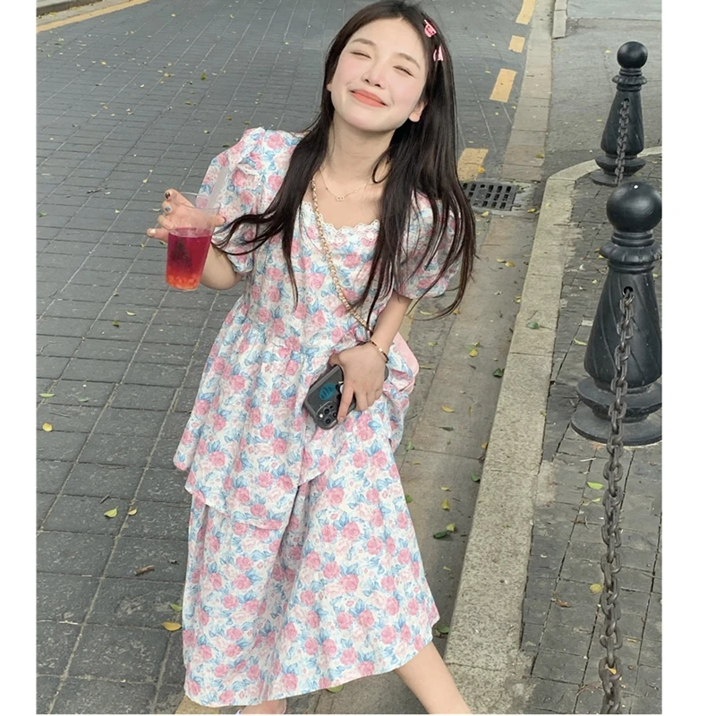 2023 New Women's Dress French Retro Square Neck High Waist Printing Sweet Free Shipping
2023 New Women's Dress French Retro Square Neck High Waist Printing Sweet Free Shipping