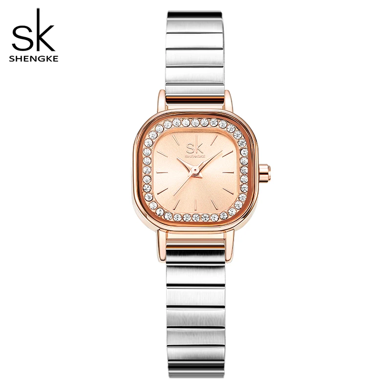 Shengke New Design Bamboo Mesh Band Watch For Women Luxury Squar Dial With Rhinestone Reloj Mujer Quartz Relogio Feminino
Shengke New Design Bamboo Mesh Band Watch For Women Luxury Squar Dial With Rhinestone Reloj Mujer Quartz Relogio Feminino