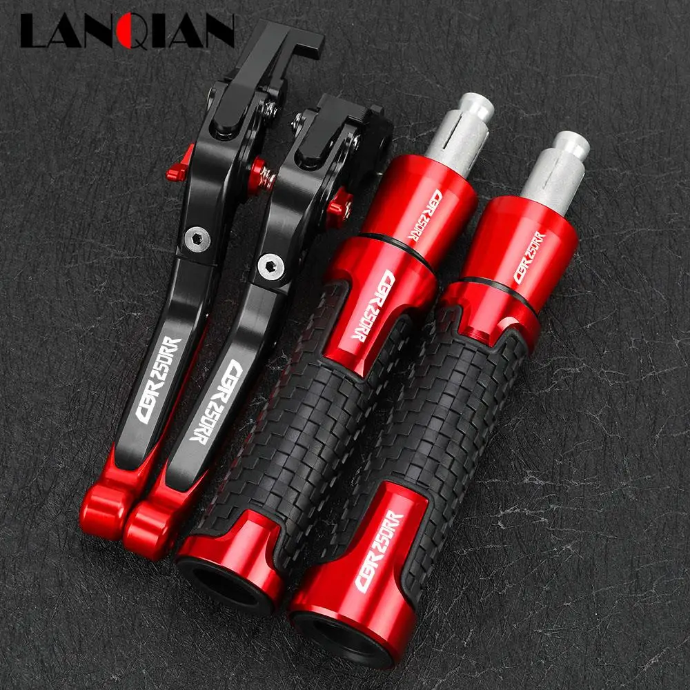 

Motorcycle For Honda CBR250RR CBR 250RR 2011-2023 Extendable Brake Clutch Levers Handlebar Handle Grips Ends Slider Accessories