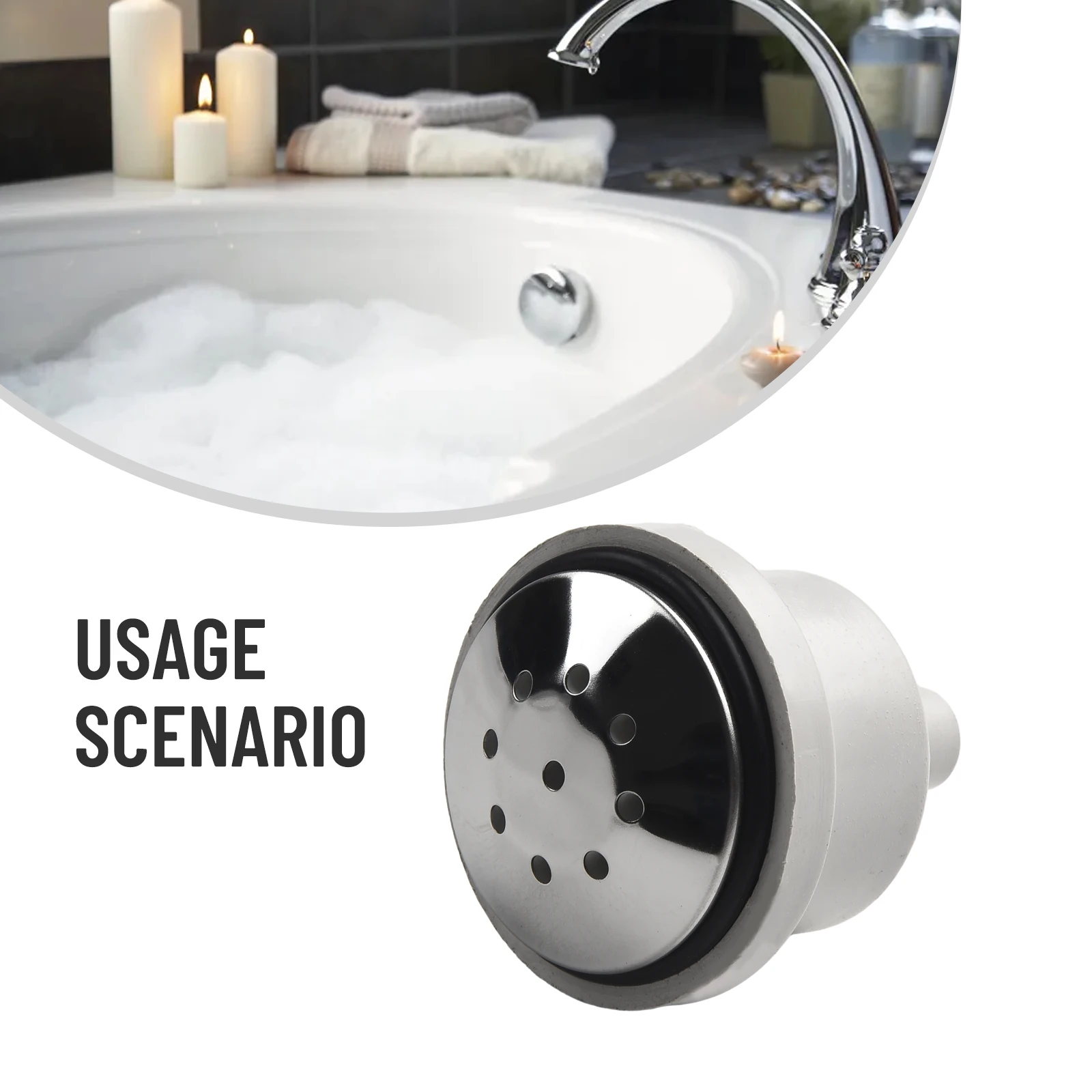 Corrosion-resistant Bathtub Air Jet Bathroom Parts Bathroom Accessories Hot Spring Massage Bathtub Pool Supplies
Corrosion-resistant Bathtub Air Jet Bathroom Parts Bathroom Accessories Hot Spring Massage Bathtub Pool Supplies
