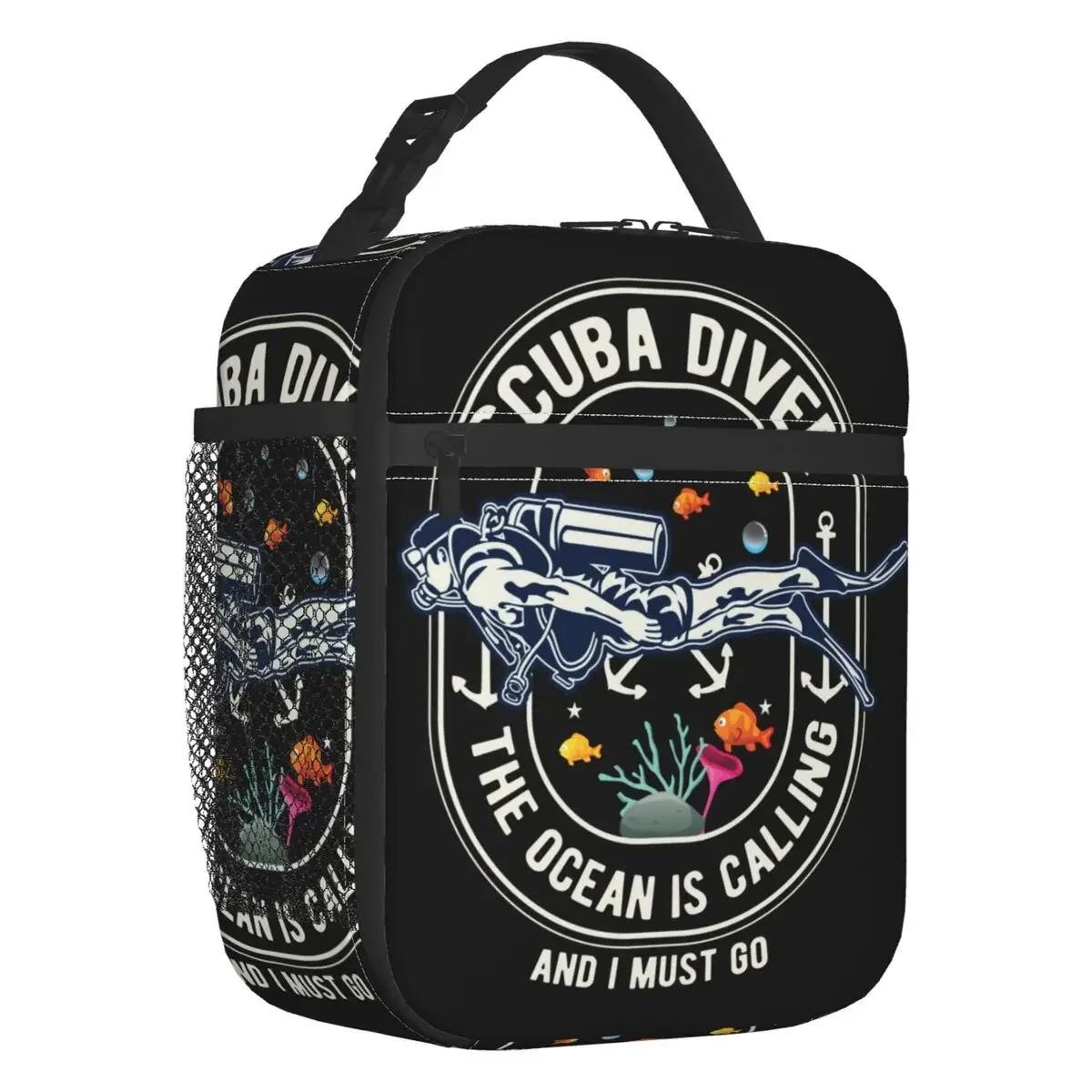 Scuba Diving Insulated Lunch Bags for Women Adventure Ocean Dive Diver Portable Cooler Thermal Bento Box Work School Travel
Scuba Diving Insulated Lunch Bags for Women Adventure Ocean Dive Diver Portable Cooler Thermal Bento Box Work School Travel
