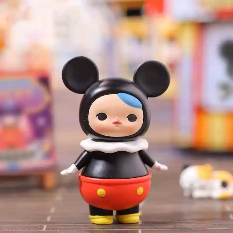 

POP MART PUCKY Mickey Family Series Blind Box Toys Guess Bag Mystery Box Mistery Caixa Action Figure Surpresa Cute Model Gift