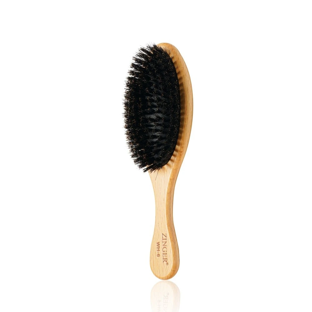 Массажка для волос с натуральной щетиной
