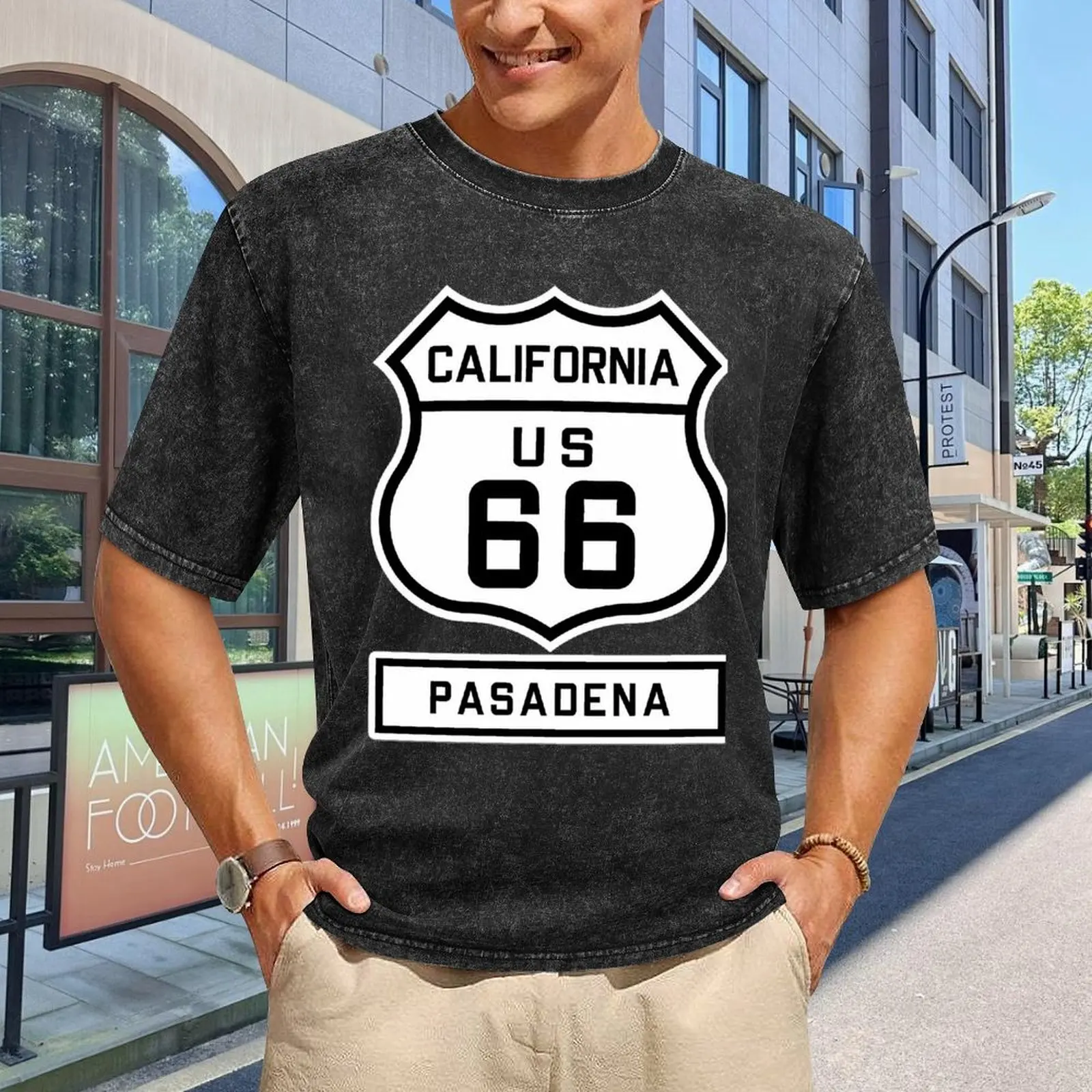Свободная промытая футболка с графическим принтом 66-pasadena, уличный тренд в стиле Харадзюку, футболка из чистого хлопка с круглым вырезом и короткими рукавами в стиле ретро
Свободная промытая футболка с графическим принтом 66-pasadena, уличный тренд в стиле Харадзюку, футболка из чистого хлопка с круглым вырезом и короткими рукавами в стиле ретро