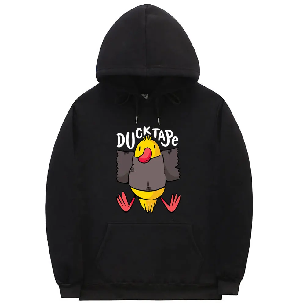 Funny Duck Tape Graphic Hoodie Men Women Casual Fleece Cotton Sweatshirt Male Cute Kawaii Hoodies Unisex Fashion Cool Streetwear
Funny Duck Tape Graphic Hoodie Men Women Casual Fleece Cotton Sweatshirt Male Cute Kawaii Hoodies Unisex Fashion Cool Streetwear