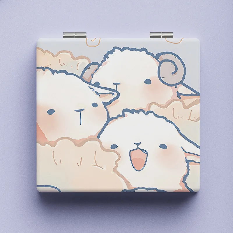 Portable Mini Pocket Compact Mirror Cartoon Pattern Square Double-Sided Folding Makeup Mirror Vanity Hand Mirror Students Mirror
Portable Mini Pocket Compact Mirror Cartoon Pattern Square Double-Sided Folding Makeup Mirror Vanity Hand Mirror Students Mirror