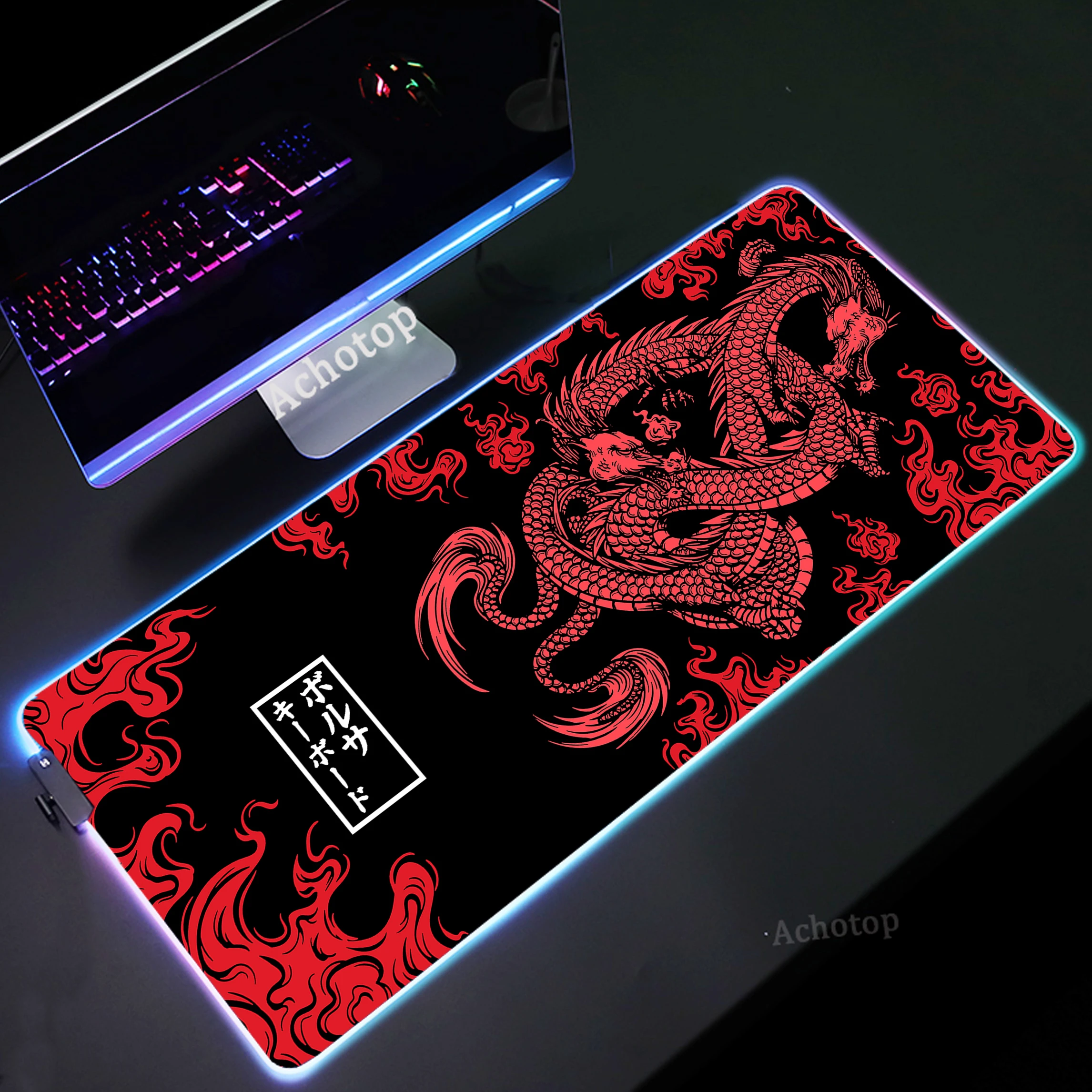 RGB Mouse Pad Dragon HD Print Mousepad Computer Game Desktop Pads Laptop Keyboard Mousemat Big Office Table Carpet LED Backlit
RGB Mouse Pad Dragon HD Print Mousepad Computer Game Desktop Pads Laptop Keyboard Mousemat Big Office Table Carpet LED Backlit