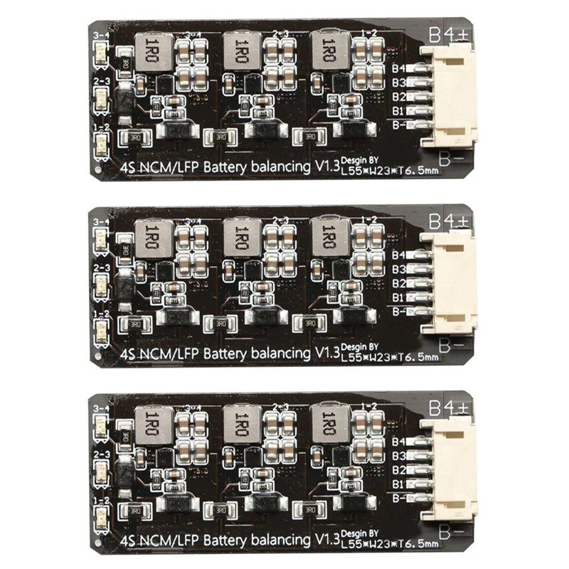 3X 4S Li-Ion Lipo Lifepo4 LFP Battery Active Equalizer Balancer BMS 1.2A Balance Energy Transfer Board
3X 4S Li-Ion Lipo Lifepo4 LFP Battery Active Equalizer Balancer BMS 1.2A Balance Energy Transfer Board