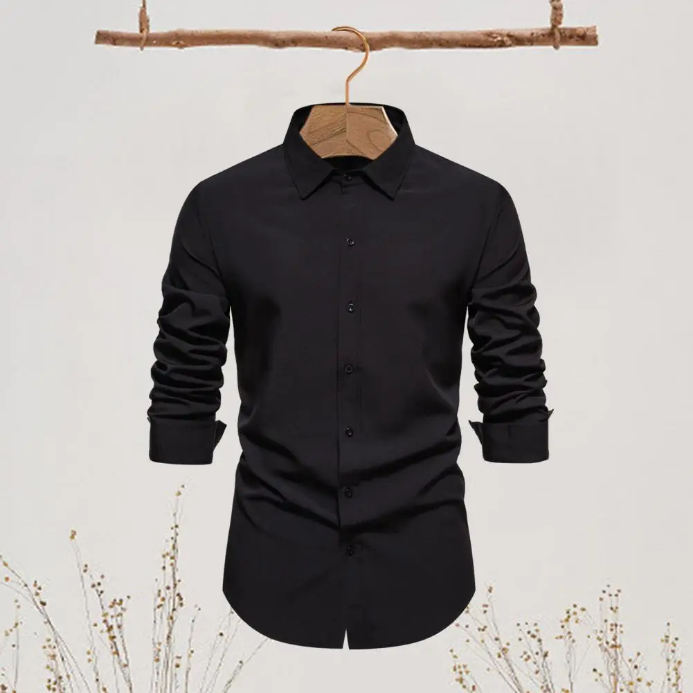 Men Casual Lapel Shirt Formal Business Style Men's Long Sleeve Shirt with Slim Fit Lapel Soft Buttons for Office Wear Breathable
Men Casual Lapel Shirt Formal Business Style Men's Long Sleeve Shirt with Slim Fit Lapel Soft Buttons for Office Wear Breathable