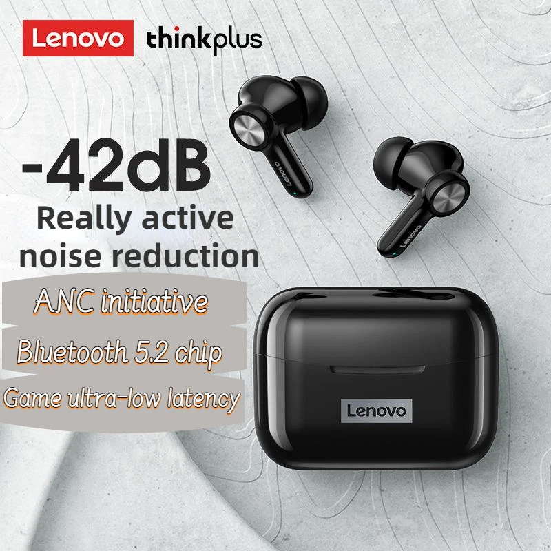 Lenovo Lp70 Real Wireless Bluetooth Headset ANC Automatic Noise Reduction Sports Game Universal Long Battery Life earbuds
Lenovo Lp70 Real Wireless Bluetooth Headset ANC Automatic Noise Reduction Sports Game Universal Long Battery Life earbuds