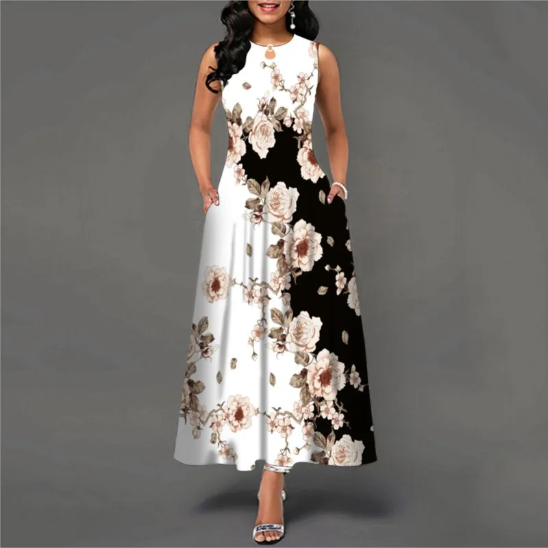 Women's Vintage Dress Elegant Fashion Fragmented Flower Party Vestido Female Sexy Slim Fit Plus Size Summer Casual Long Dresses
Women's Vintage Dress Elegant Fashion Fragmented Flower Party Vestido Female Sexy Slim Fit Plus Size Summer Casual Long Dresses
