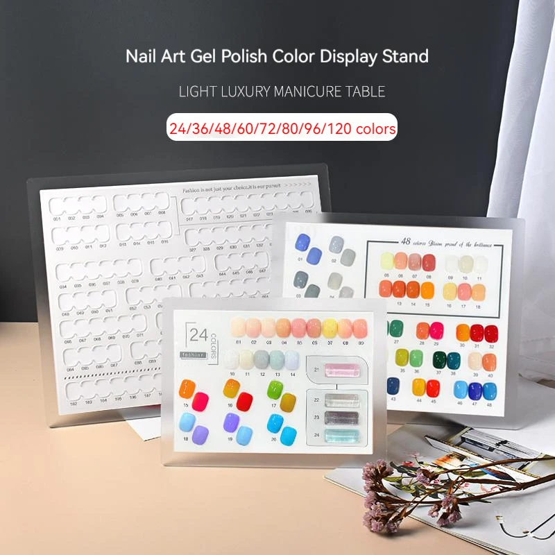 Nail Art Gel Polish Color Display Stand Acrylic Fake Nail Tips Display Holder Nail Decoration Manicure Showing Shelf
Nail Art Gel Polish Color Display Stand Acrylic Fake Nail Tips Display Holder Nail Decoration Manicure Showing Shelf