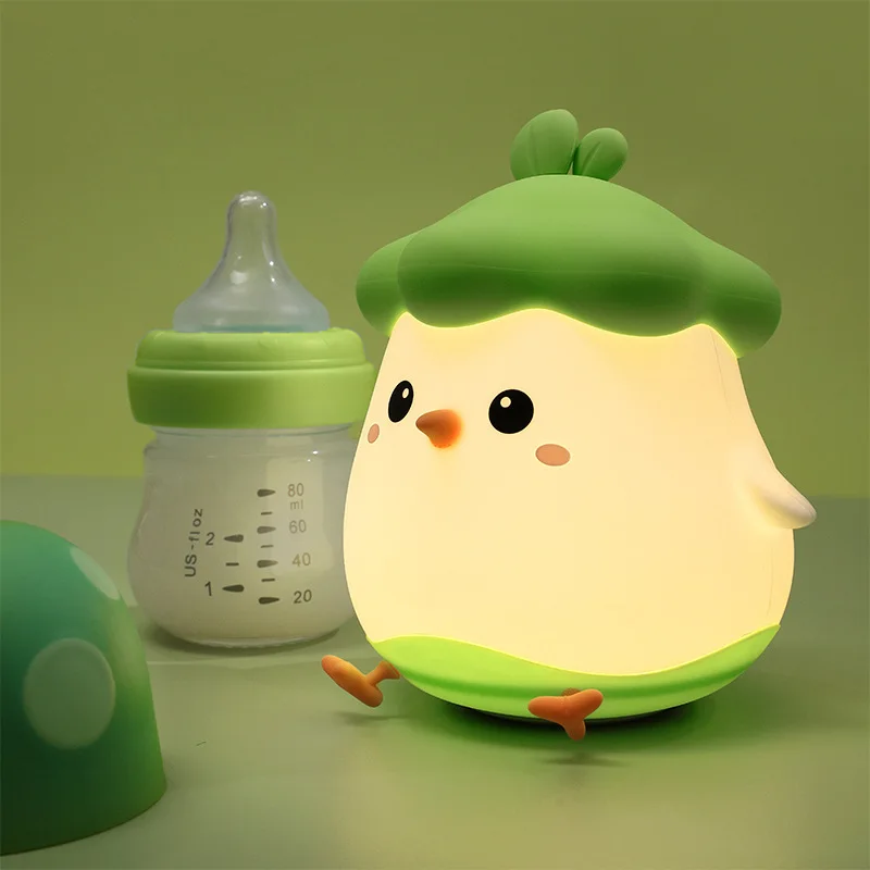 Cute Little Chicken Patting Small Night Light Bedroom Sleep Light Creative Kneading Healing Atmosphere Accompanied Sleep Light
Cute Little Chicken Patting Small Night Light Bedroom Sleep Light Creative Kneading Healing Atmosphere Accompanied Sleep Light