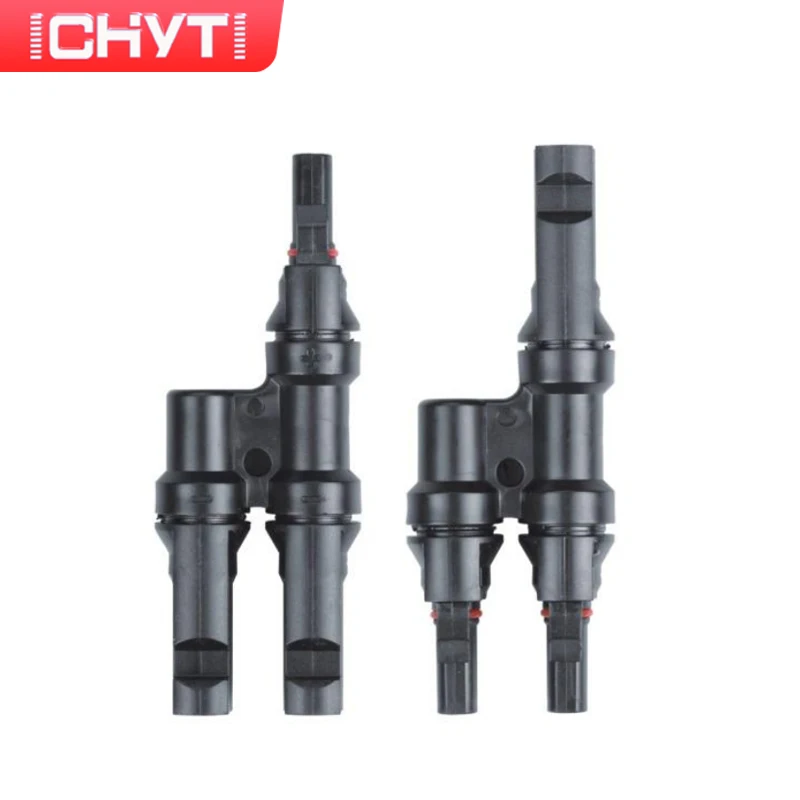 

CHYT Free Shipping T Branch 1 to 2/3/4/5/6 IP67 1pair 1000V 30A 2.5~6mm2 Solar PV Male Female Solar Cable Connector