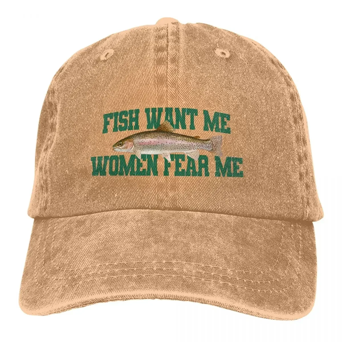 

Pure Color Dad Hats Fish Want Me Women Fear Me Meme Classic Women's Hat Sun Visor Baseball Caps Peaked Cap
