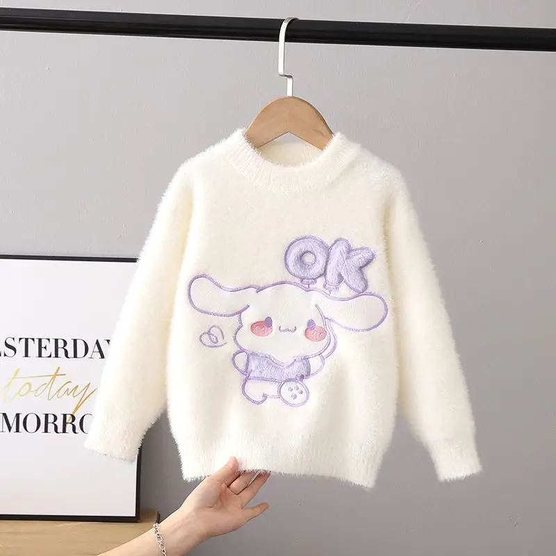 Sanrio Anime Cinnamoroll Clothes Girls Sweater Winter Sweet Cute Warm Tops Princess Style Knitted Long Sleeve Coat Gift for Kids
Sanrio Anime Cinnamoroll Clothes Girls Sweater Winter Sweet Cute Warm Tops Princess Style Knitted Long Sleeve Coat Gift for Kids