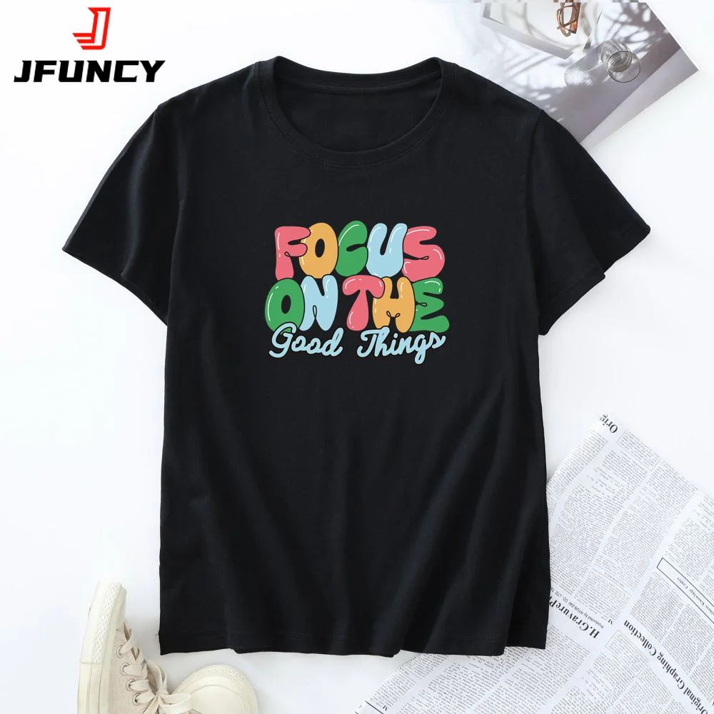 JFUNCY 100% Cotton Women's T-shirt Summer Woman Tees Oversized Female Tshirt Short Sleeve Tops New Graphic Women T Shirts
JFUNCY 100% Cotton Women's T-shirt Summer Woman Tees Oversized Female Tshirt Short Sleeve Tops New Graphic Women T Shirts