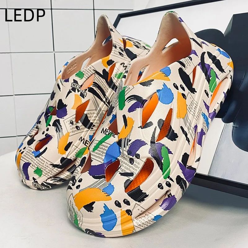 Slippers for Man Fashion Outdoor Casual Lazy Hole Shoes Beach Korean Platform Bathroom House Men Jelly Slippers New In Summer
Slippers for Man Fashion Outdoor Casual Lazy Hole Shoes Beach Korean Platform Bathroom House Men Jelly Slippers New In Summer