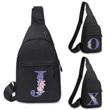 Men Shoulder Chest Bags Fashion Canvas Messenger Bag Fanny Pack for Boy Purple Flower Print Anti-theft Single Crossbody Backpack
Men Shoulder Chest Bags Fashion Canvas Messenger Bag Fanny Pack for Boy Purple Flower Print Anti-theft Single Crossbody Backpack